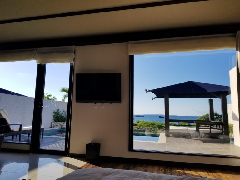 ベッドからの眺めも最高です