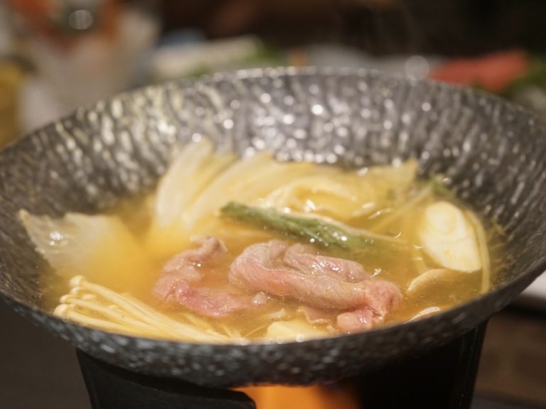 夕食・強肴(人参しゃぶしゃぶ)