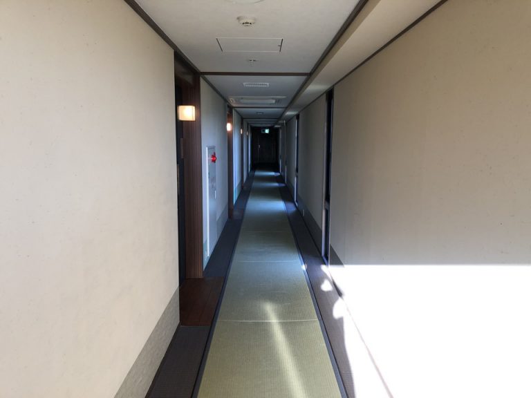客室入り口付近廊下
