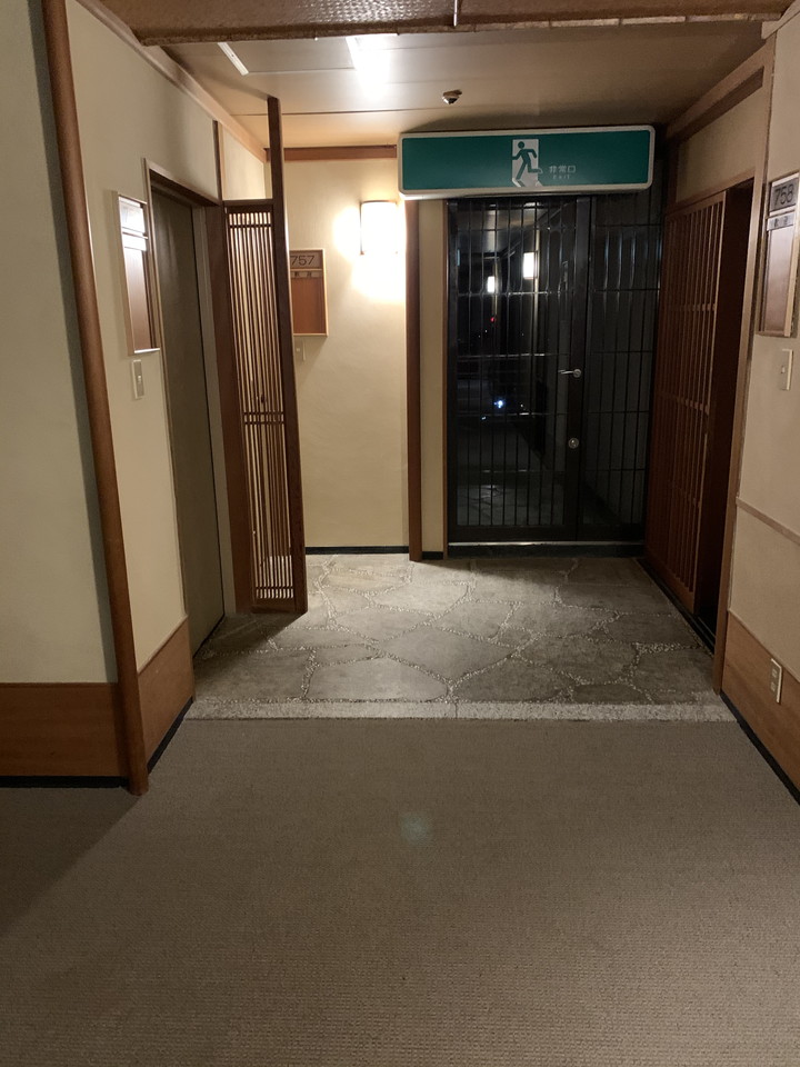 客室入口付近