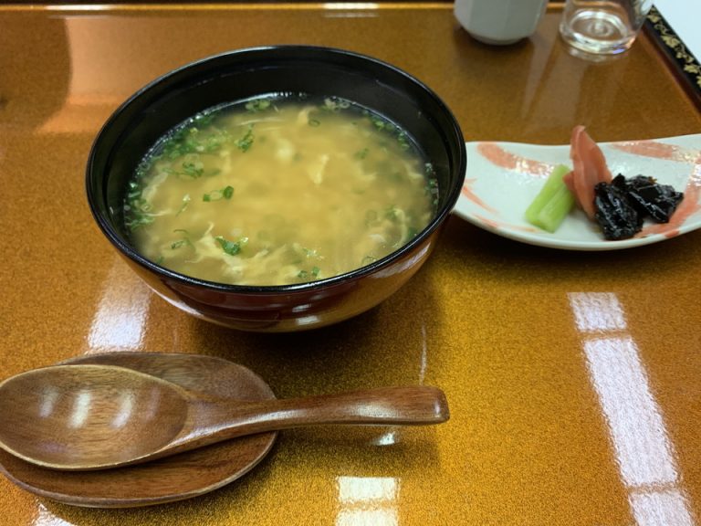 部屋食_特選会席 鮎雑炊、香の物(1)