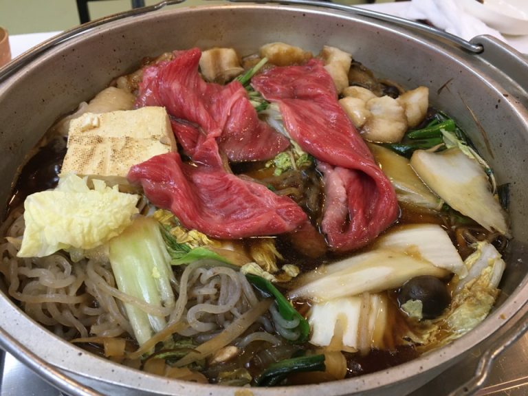 料理(すき焼き)