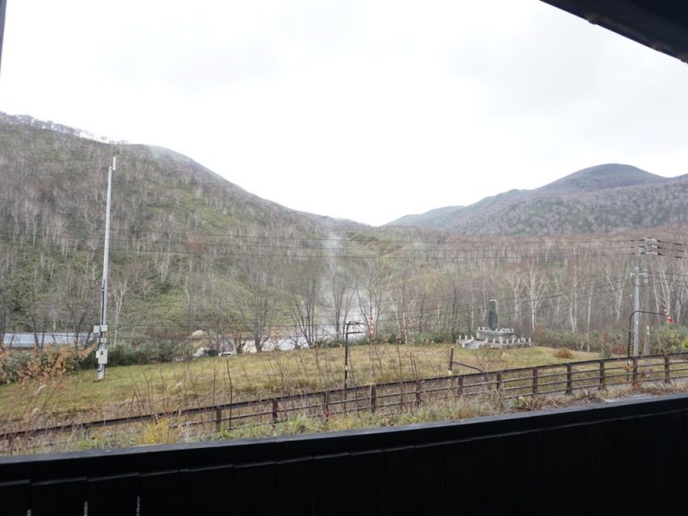 客室露天風呂からの眺望