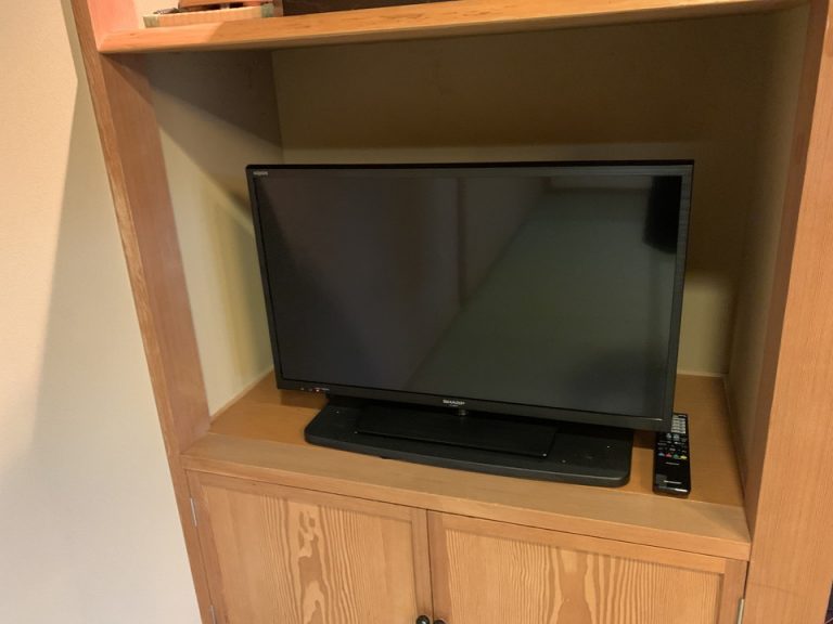 布団方向からTV