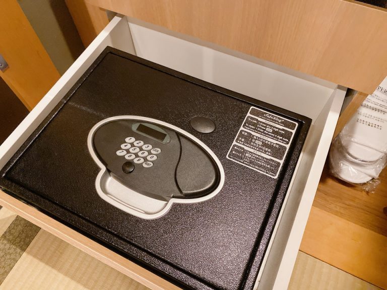 セーフティボックス閉じた時