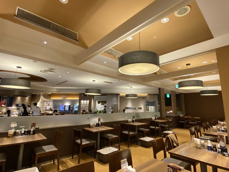 朝食は5階にある大戸屋で〜1