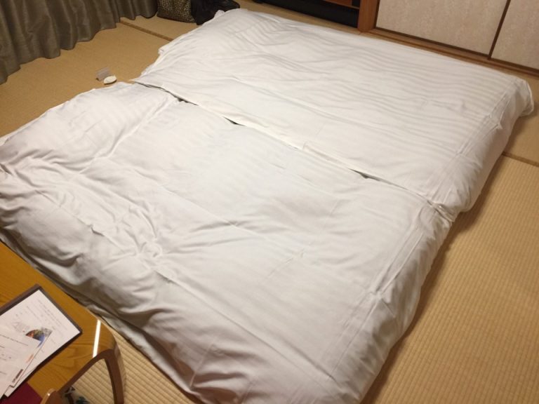 枕は片面がソフトタッチ、もう片方がハードタッチで、好みに合わせて使い分けられました。