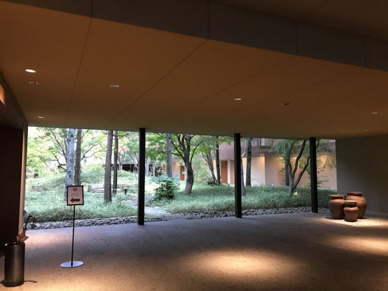 ロープウェイを降りたところ