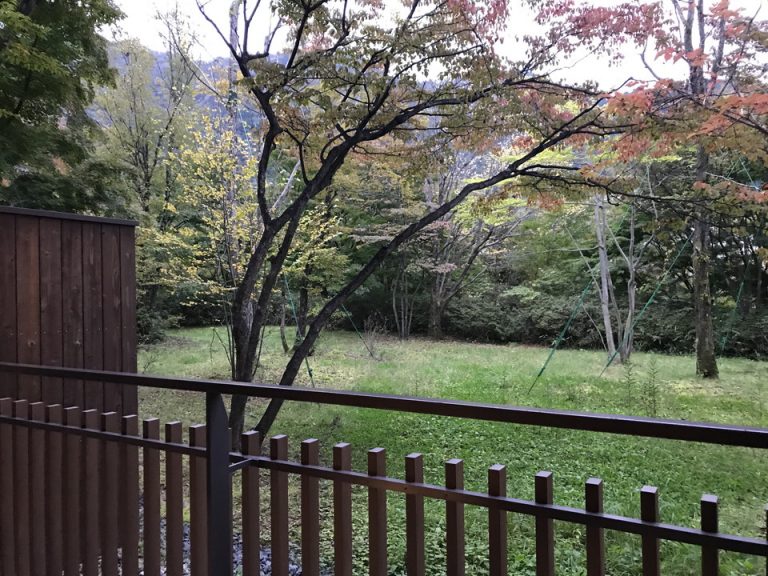 テラスからの景色