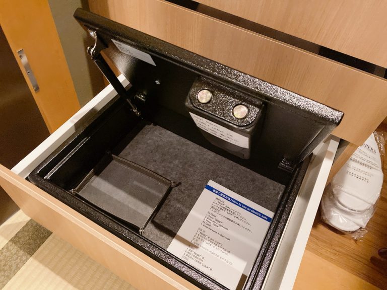 セーフティボックス開けた時