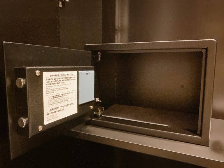 セーフティボックス開けた時