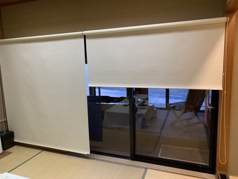 窓にはスクリーンロールもあります