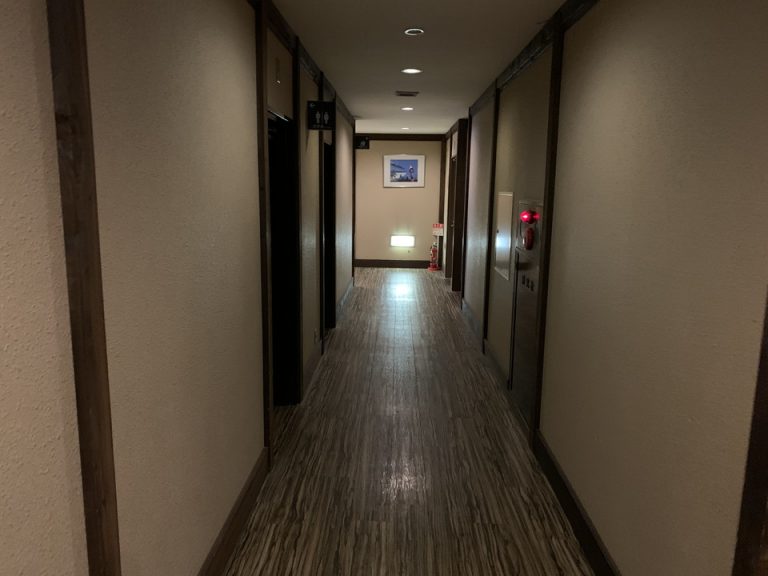 客室入口付近廊下