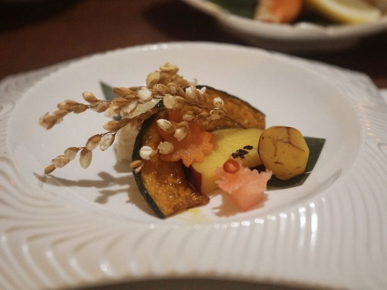 夕食・焼き物・銀ダラ俵焼き