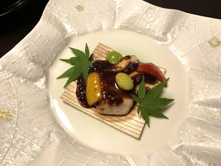 【夕食】金目鯛の焼物2