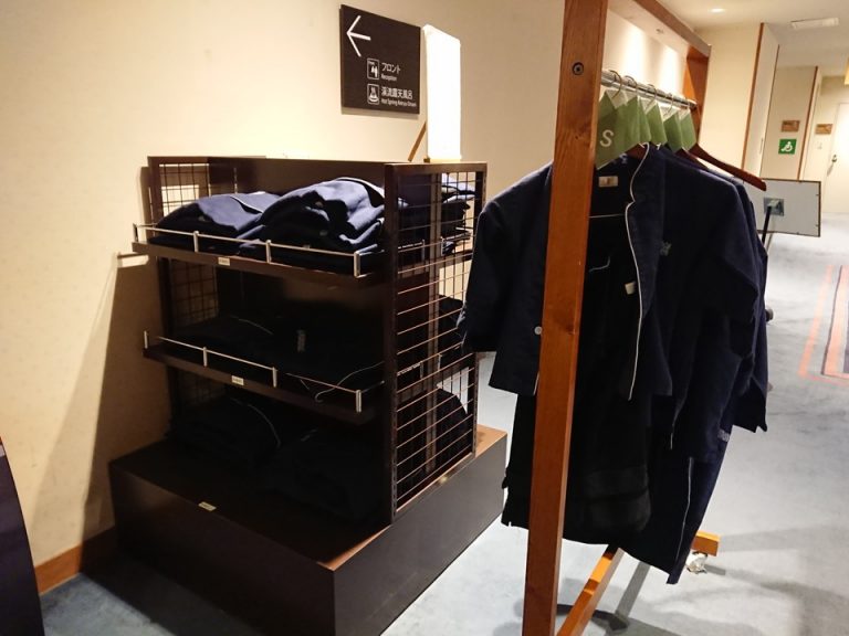 部屋着のサイズは自由に交換することができました