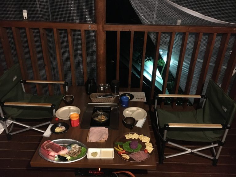 夕食 BBQ