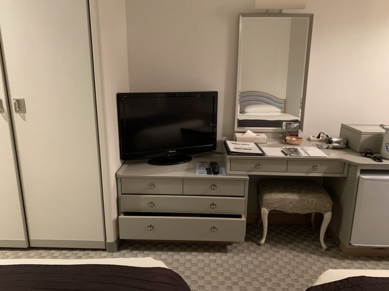 ベッドからテレビ