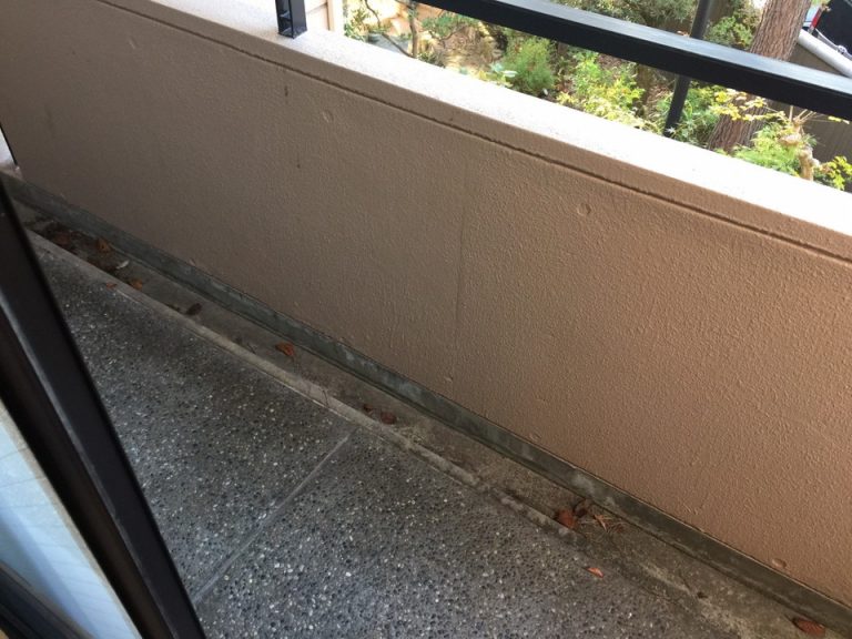 客室のバルコニー