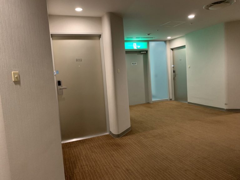 客室入り口付近廊下