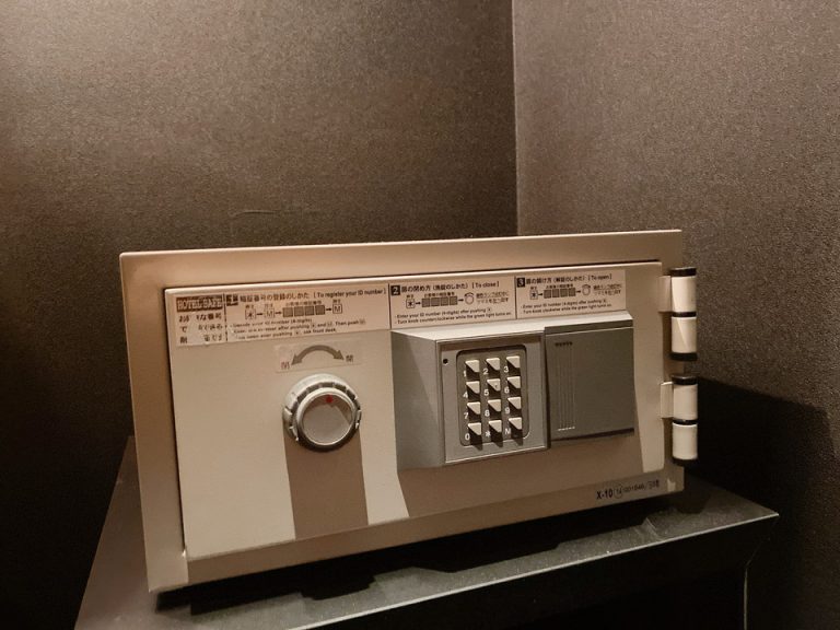 セーフティボックス閉じた時