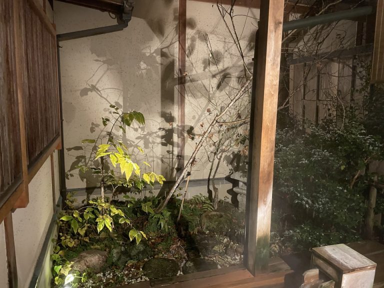 客室露天風呂から見た景色(1)