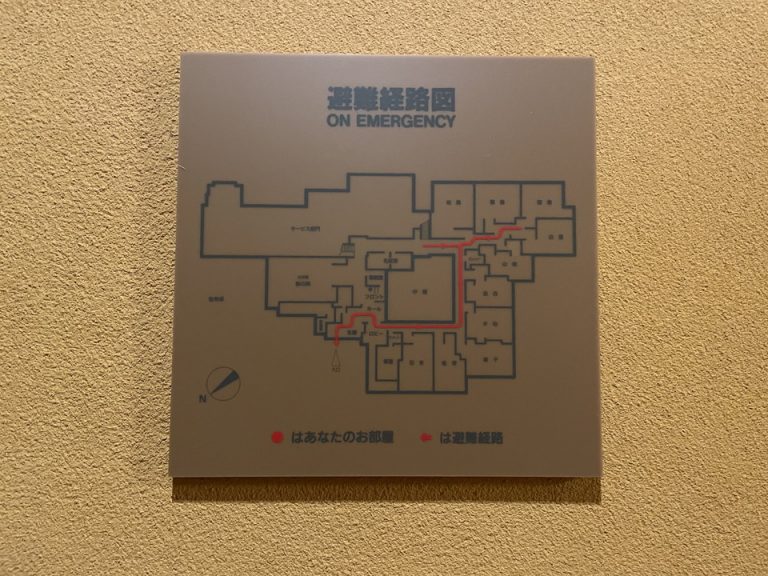 避難経路図