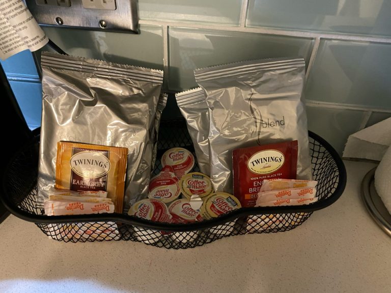 コーヒー&ティーも完備