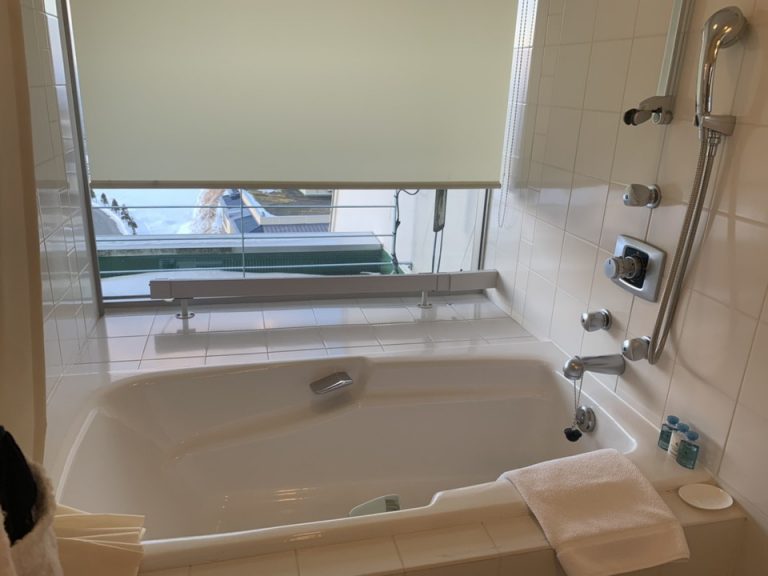 入り口皮からバス