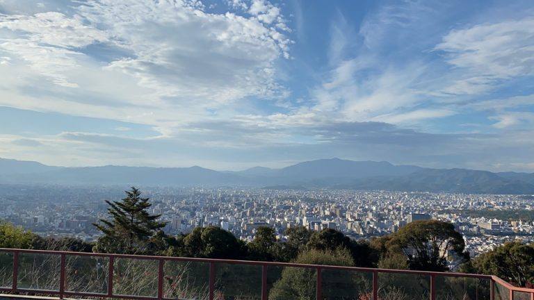 将軍塚青龍殿展望