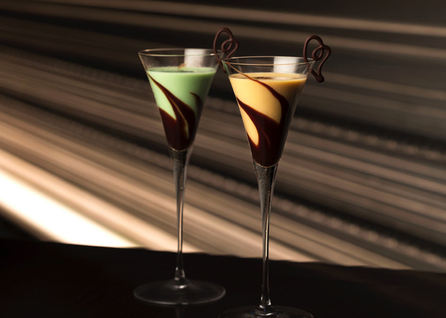 東京ステーションホテル で大人のヴァレンタイン お茶 チョコレートの 日本茶カクテル Fish Tips