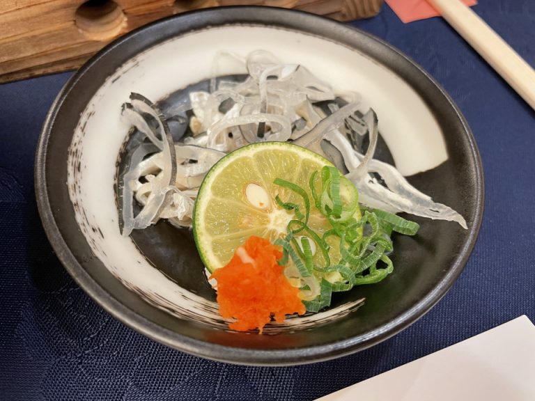 1.ふぐ皮ポン酢