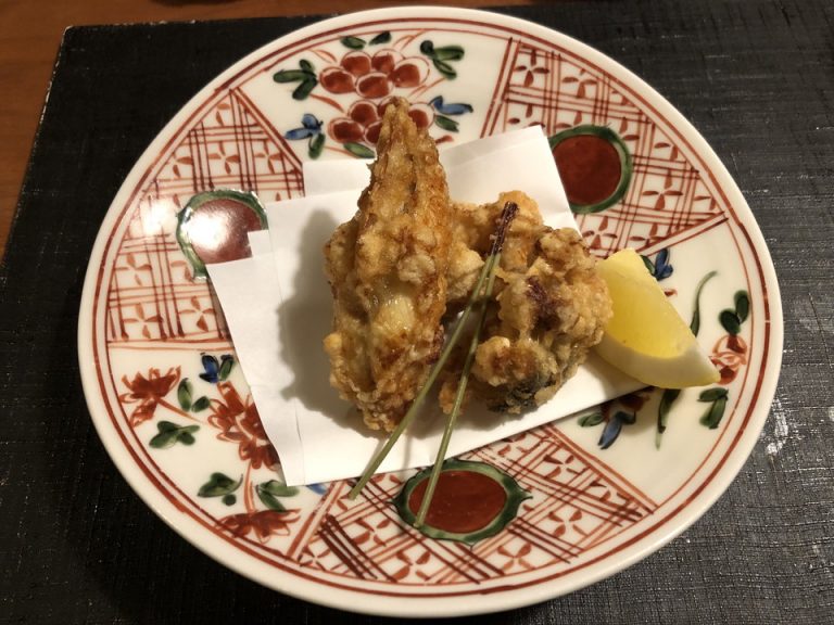 夕食の揚物です。