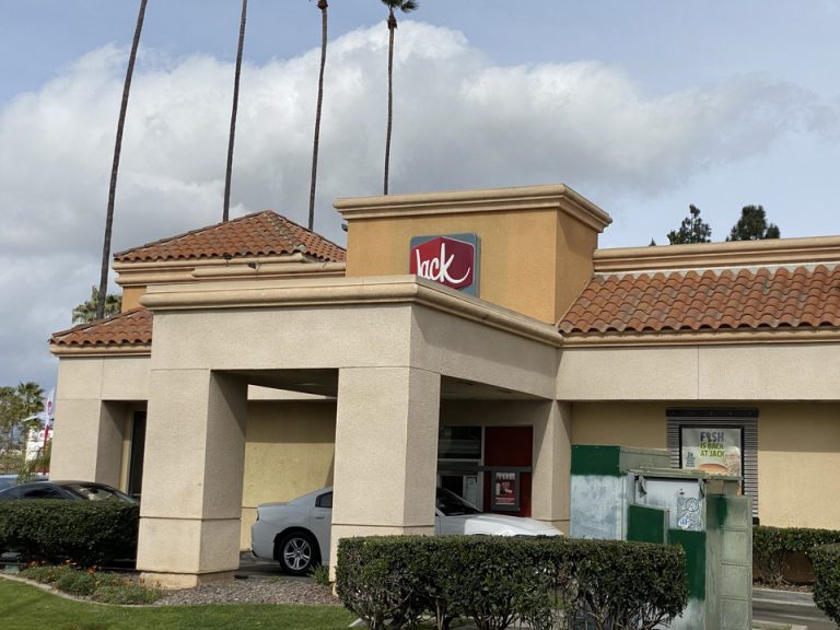 徒歩圏内にファストフードがありました