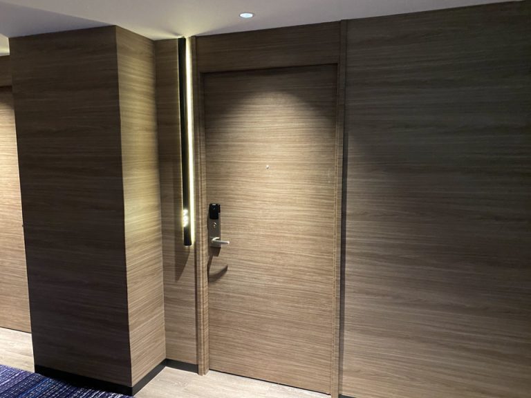 客室ドア廊下から(2)