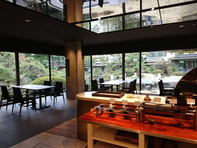 朝食レストランからの眺め