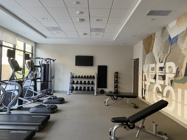 開放的なスペースでワークアウト好きの私にとってはぜひ使ってみたかった。。。