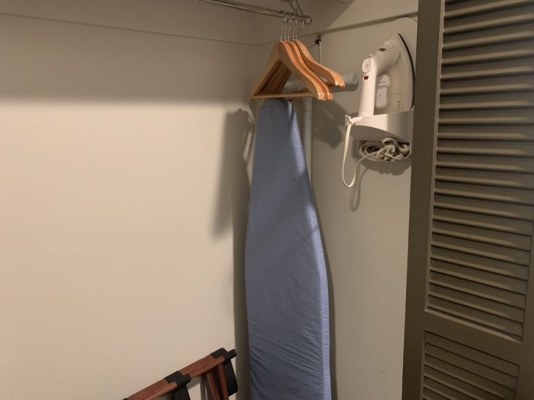 クローゼット中 アイロン