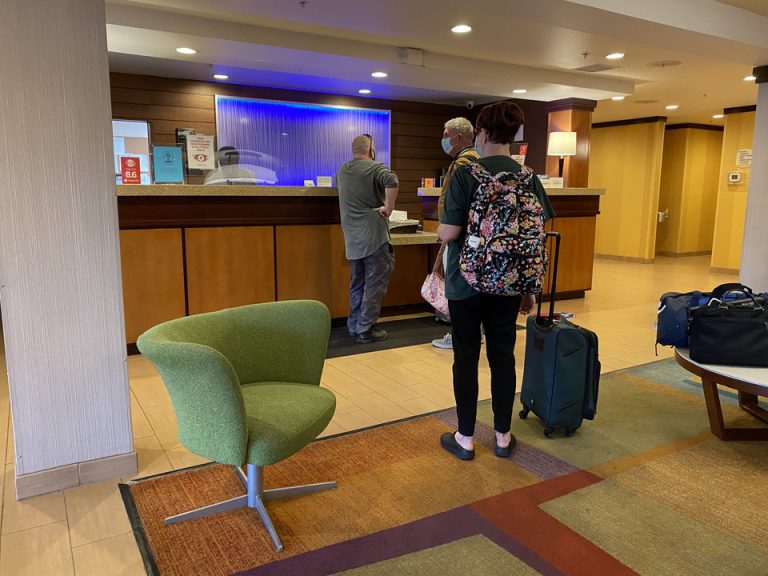 チェックイン時