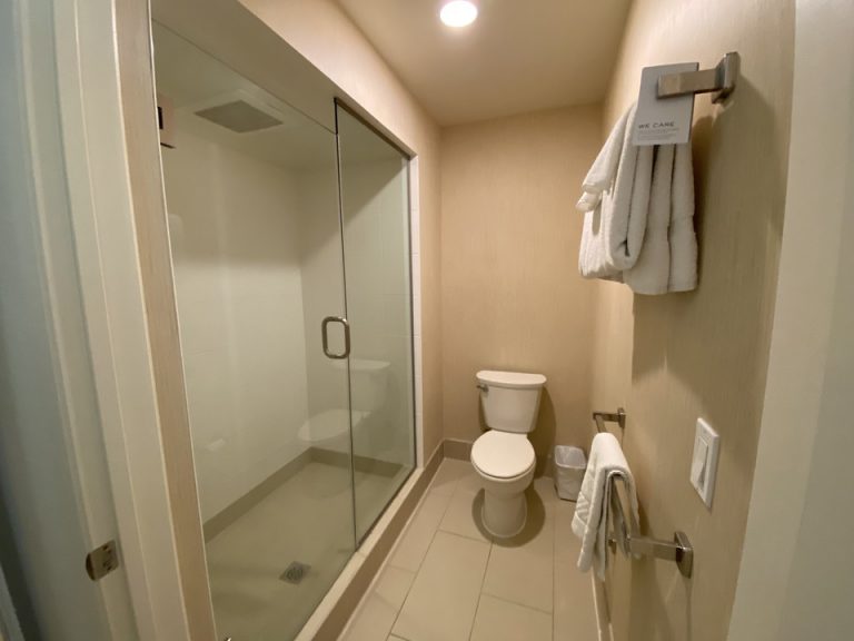 バスタブのないタイプのシャワーで私の好きなタイプでした