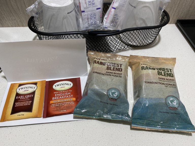 設置されていたコーヒー紅茶