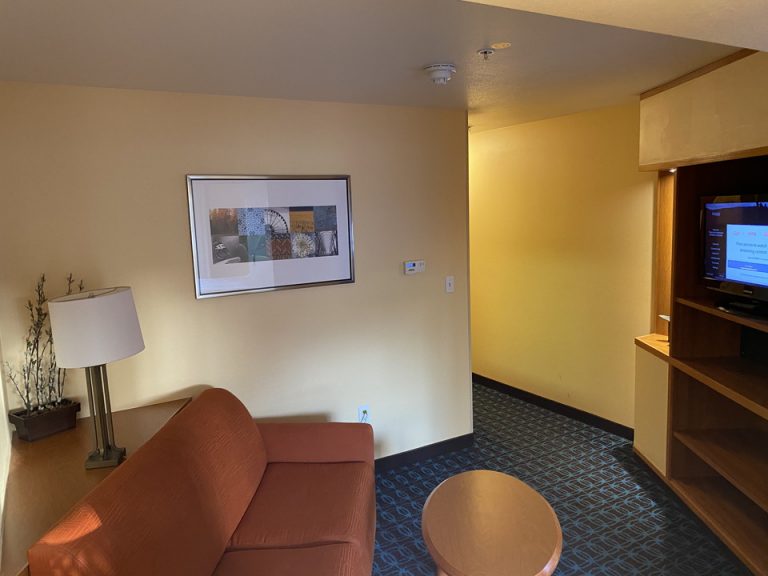 気にいって終始過ごしたリビングスペース