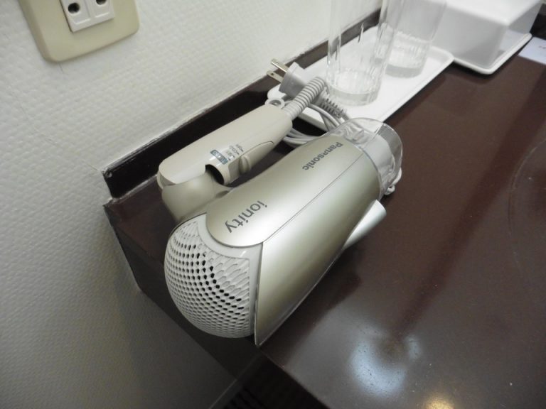 安心のパナソニック製ドライヤーが完備されています