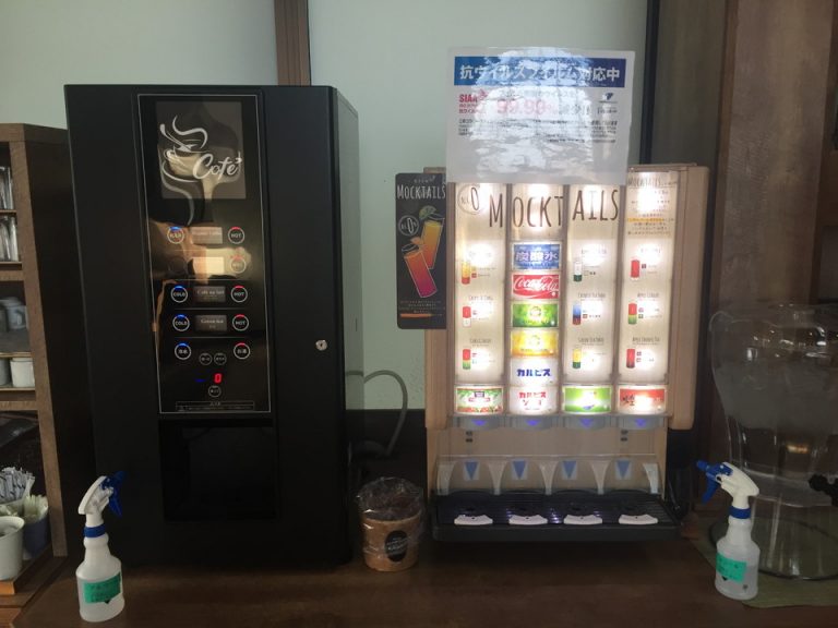 ソフトドリンクやコーヒーも充実した内容でした