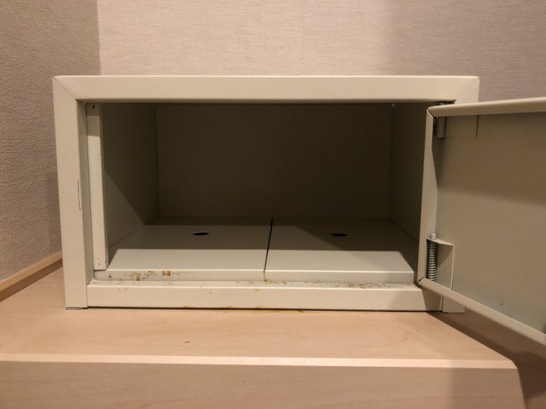 セーフティボックス(開けた状態)