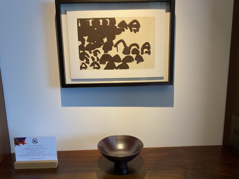 客室の壁にあったアート