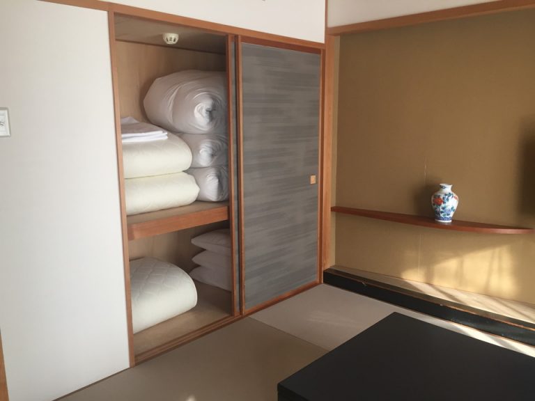 和室のお布団もふかふかでした