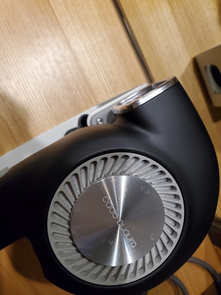 貸切露天風呂のドライヤー。風力が強かった