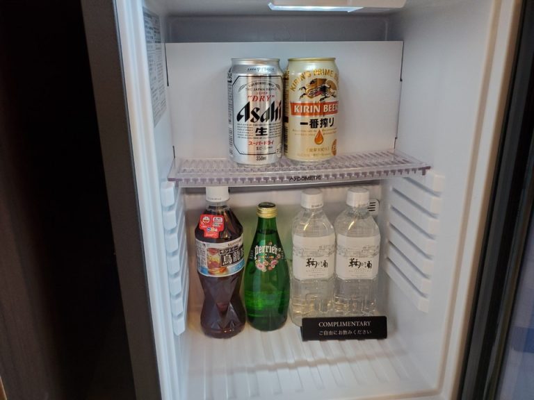 冷蔵庫内はフリードリンクでした