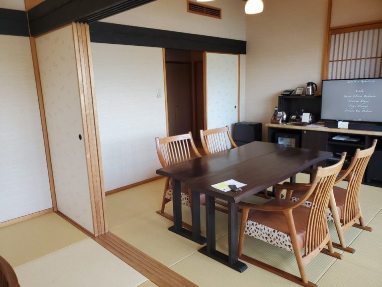 窓側からのアングル